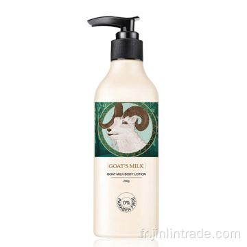 Crème de lotion pour le corps de blanchiment nourrissant de lait de chèvre